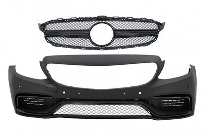 Front bumper with grille suitable for Mercedes C-Class W205 S205 C205 A205