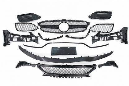 Front bumper with grille suitable for Mercedes C-Class W205 S205 C205 A205