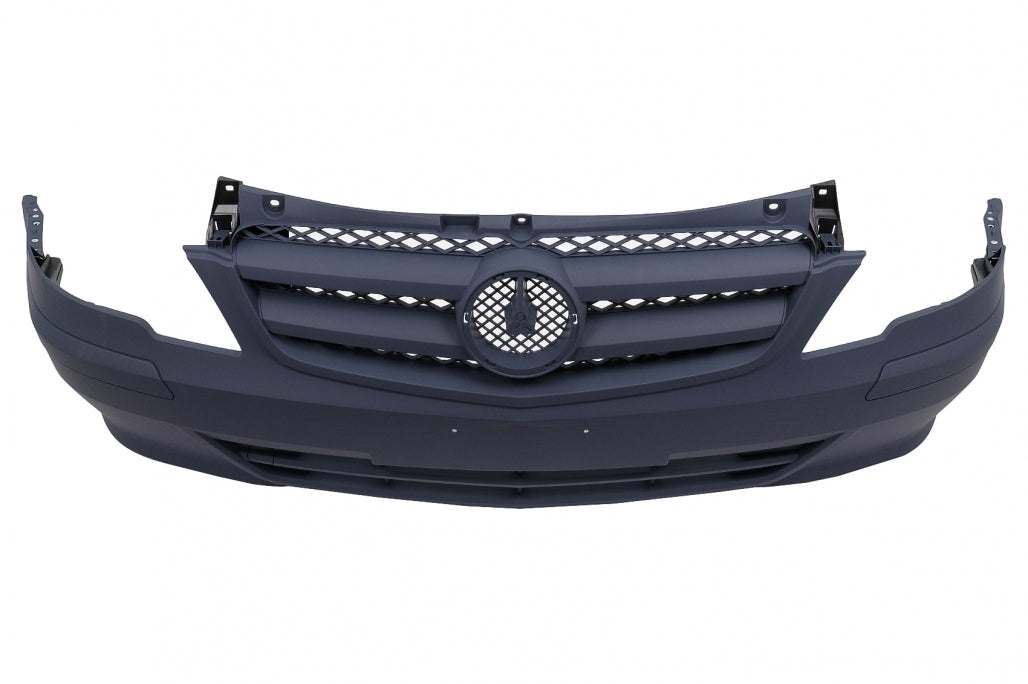 Paraurti anteriore con Griglia adatto per Mercedes Classe V Vito Viano W639 Facelift (2010-2014)