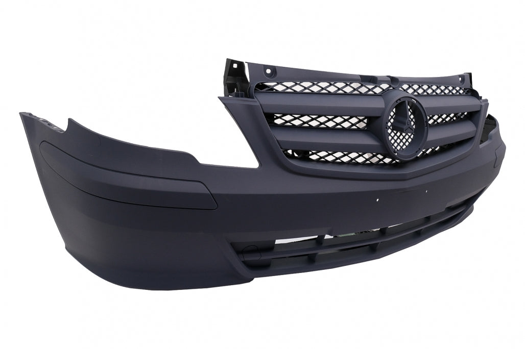 Paraurti anteriore con Griglia adatto per Mercedes Classe V Vito Viano W639 Facelift (2010-2014)