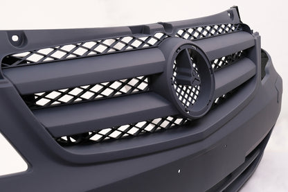Paraurti anteriore con Griglia adatto per Mercedes Classe V Vito Viano W639 Facelift (2010-2014)