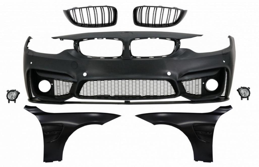 Front bumper with grilles suitable for BMW 4 Series F32 Coupe F33 Cabrio F36 