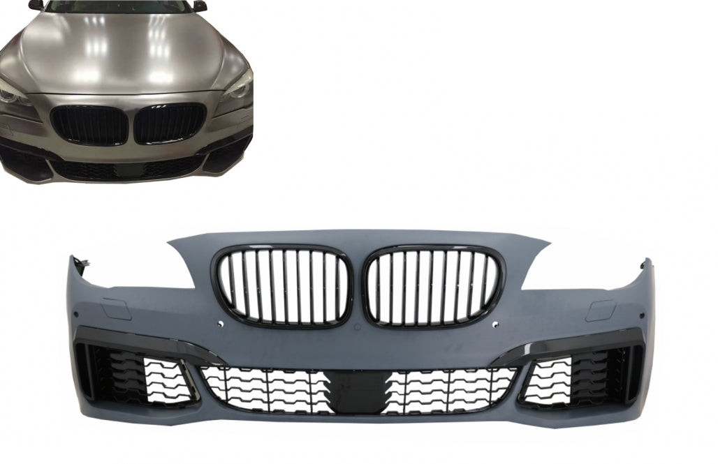 Paraurti anteriore con griglie adatto per BMW Serie 7 F01 F02 (2009-2015) M760 Look
