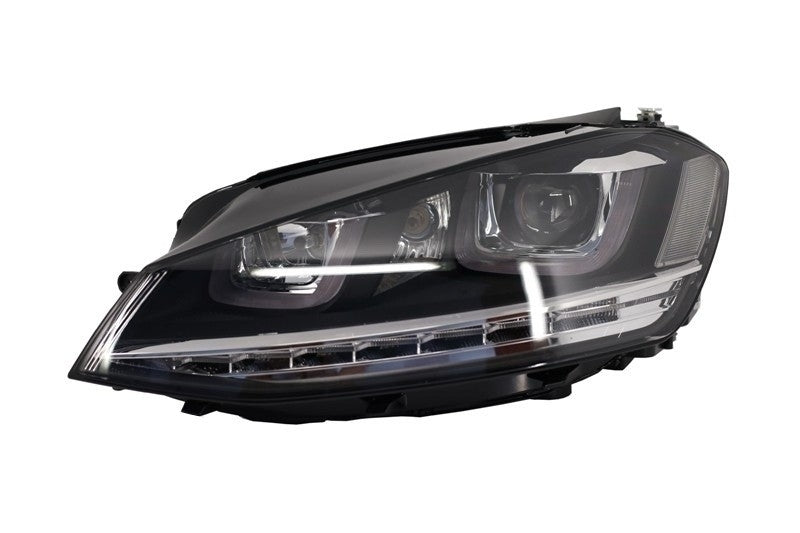 Paraurti anteriore con fari 3D  Silver LED adatte per VW Golf VII 7 (2013-2017)