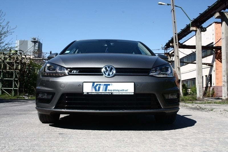 Paraurti anteriore con fari 3D Silver LED adatto per VW Golf VII 7 (2013-2017)