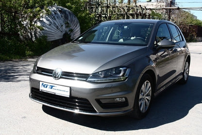 Paraurti anteriore con fari 3D Silver LED adatto per VW Golf VII 7 (2013-2017)