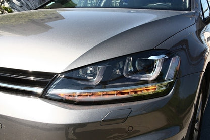 Paraurti anteriore con fari 3D Silver LED adatto per VW Golf VII 7 (2013-2017)