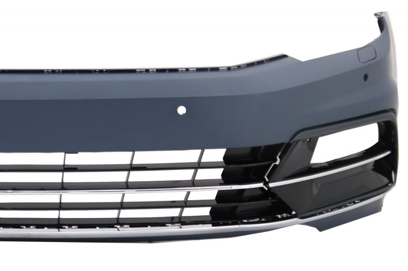 Front and rear bumper with headlights and diffuser suitable for VW Passat B8 3G 