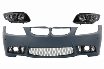Front Bumper with Headlights Suitable for BMW 3 Series E90 E91 Pre-LCI 2005-2008 