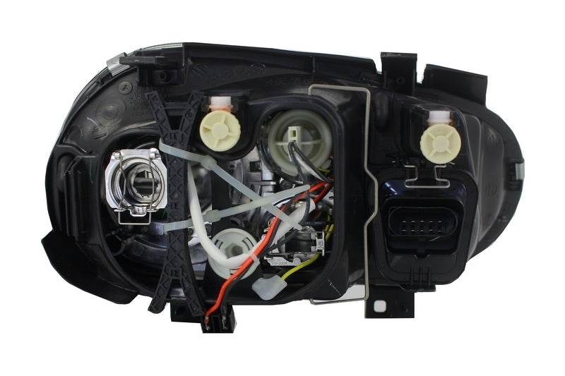 Front bumper with black headlights suitable for VW Golf IV 4 MK4 (10.1997-09.2003) 