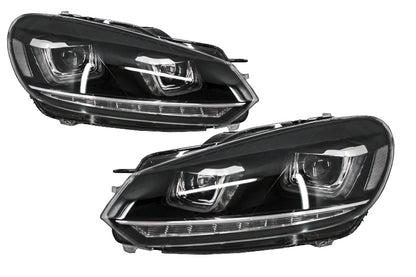 Paraurti anteriore con fari LED adatta per VW Golf VI 6 MK6 (2008-2013)