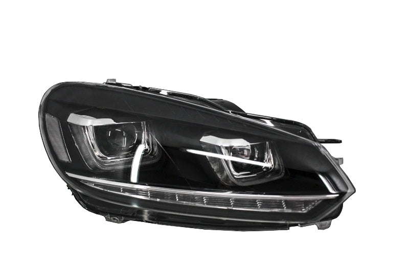 Paraurti anteriore con fari LED adatta per VW Golf VI 6 MK6 (2008-2013)