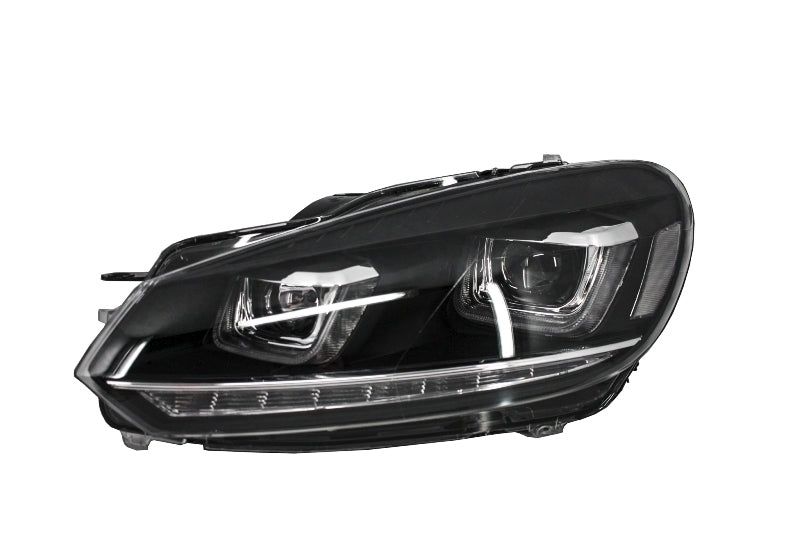 Paraurti anteriore con fari LED adatta per VW Golf VI 6 MK6 (2008-2013)