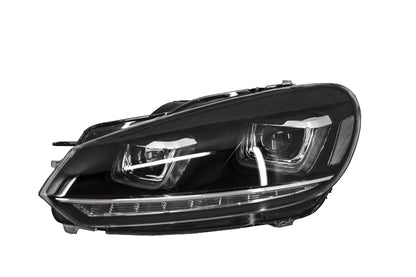 Paraurti anteriore con fari LED adatta per VW Golf VI 6 MK6 (2008-2013)