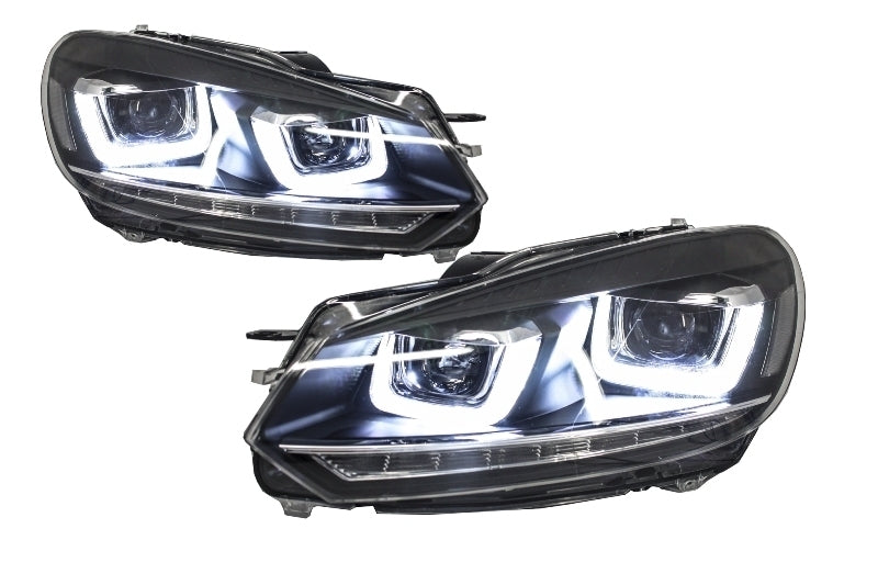 Paraurti anteriore con fari LED adatta per VW Golf VI 6 MK6 (2008-2013)