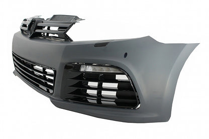 Front bumper with LED headlights suitable for VW Golf VI 6 MK6 (2008-2013) 