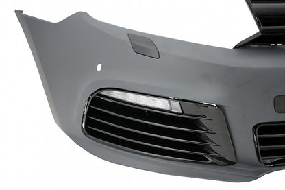 Front bumper with LED headlights suitable for VW Golf VI 6 MK6 (2008-2013) 