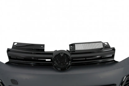 Front bumper with LED headlights suitable for VW Golf VI 6 MK6 (2008-2013) 