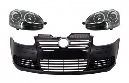 Paraurti anteriore con fari adatti per VW Golf V 5 (2003-2007) Jetta (2005-2010)