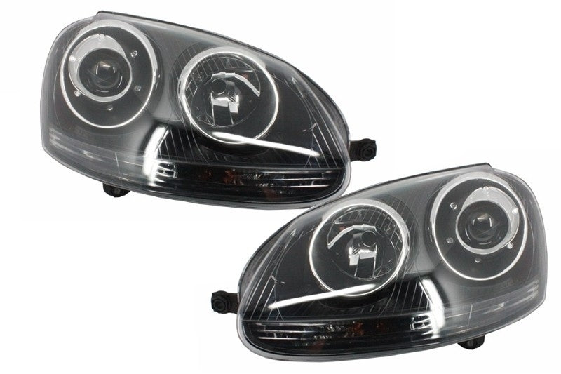 Paraurti anteriore con fari adatti per VW Golf V 5 (2003-2007) Jetta (2005-2010)