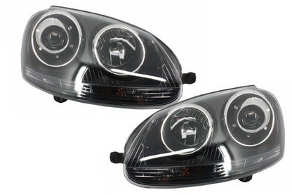 Paraurti anteriore con fari adatti per VW Golf V 5 (2003-2007) Jetta (2005-2010)