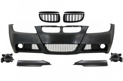 Paraurti anteriore con griglie adatto per BMW Serie 3 E90 E91 (2004-2008)