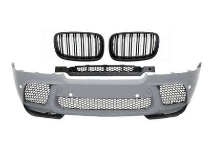 Front bumper with kidney grilles suitable for BMW X6 E71 (2008-2014)