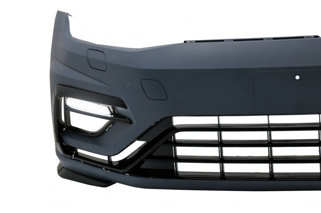 Front Bumper with LED DRL Suitable for VW Golf 7.5 (2017-2020) R Design