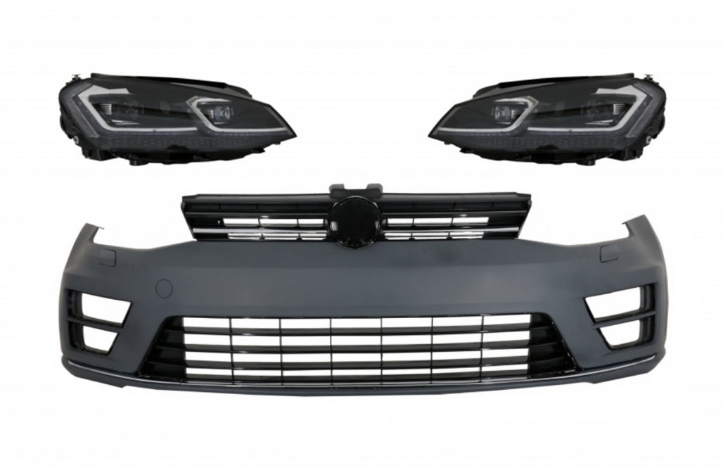 Paraurti anteriore con fari LED adatte per VW Golf VII 7 (2013-2017)  G7.5