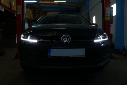 Paraurti anteriore con fari LED Luci di svolta dinamiche adatte per VW Golf VII