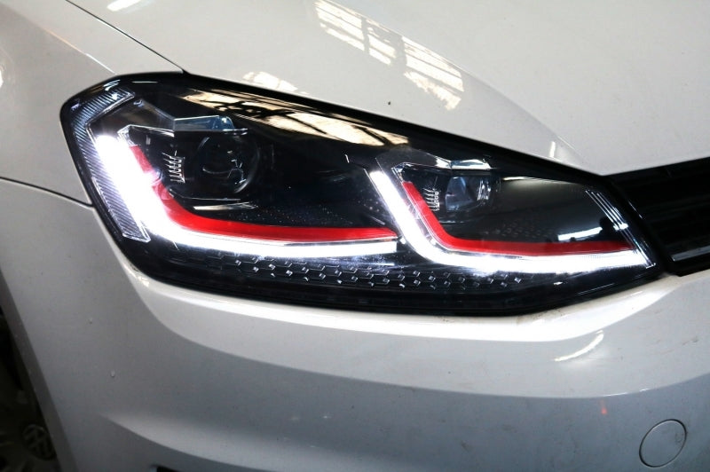 Front Bumper with LED Headlights and Grille Suitable for VW Golf 7 5G 2013-2017 