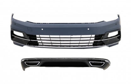 Front, Rear Bumper and Diffuser for VW Passat B8 3G (2015-2018) 
