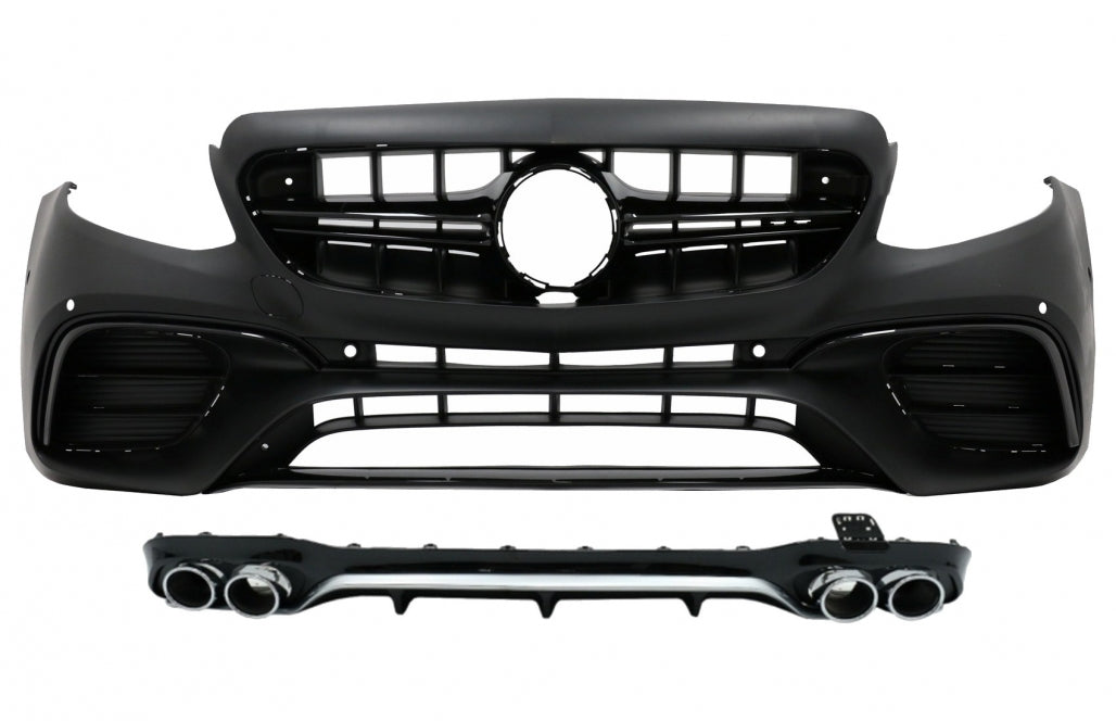 Front bumper with diffuser suitable for Mercedes E-Class W213 (2016-2019)