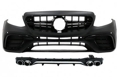 Front bumper with diffuser suitable for Mercedes E-Class W213 (2016-2019)