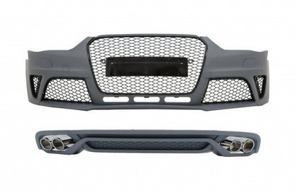 Front bumper with diffuser suitable for Audi A4 B8 Sedan Facelift2012-2015