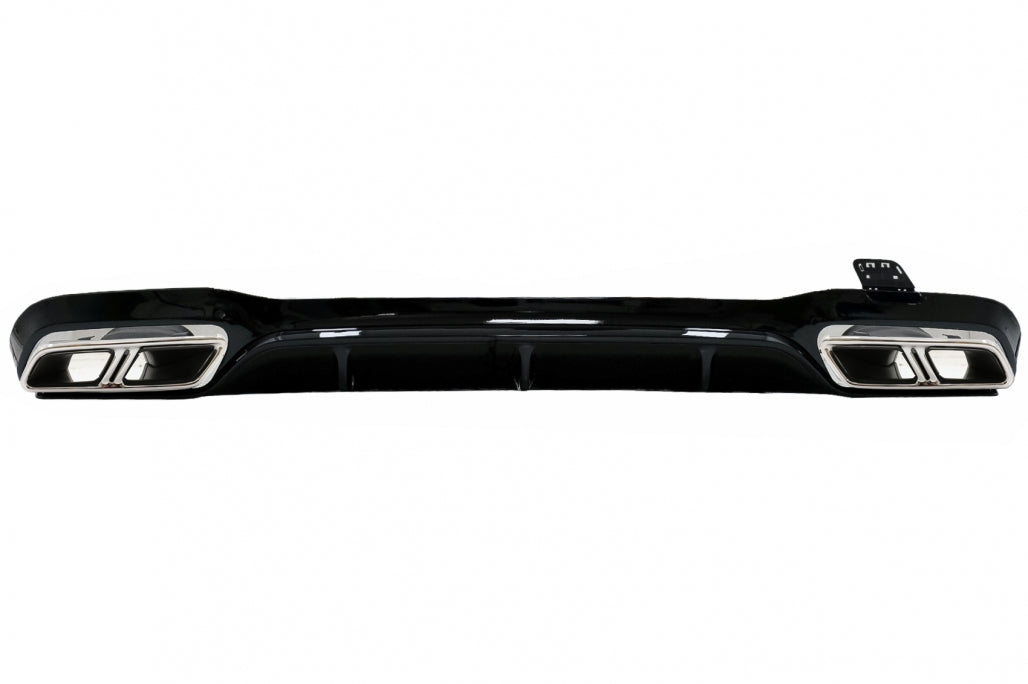 Front bumper with diffuser and exhaust pipe suitable for E W213 (from 20
