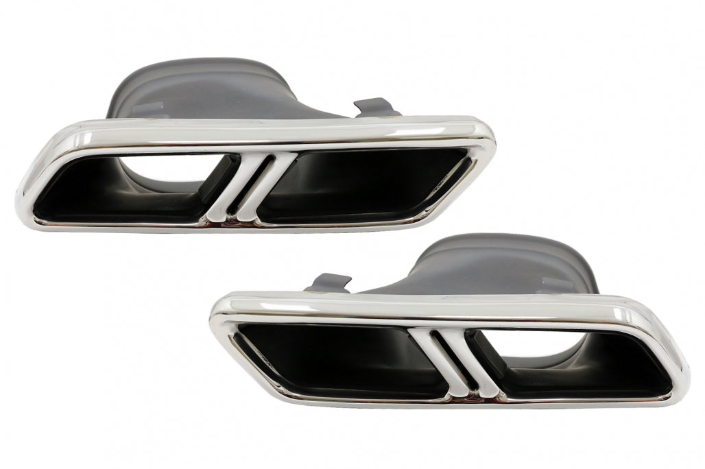 Front bumper with diffuser and exhaust pipe suitable for E W213 (from 20