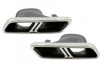 Front bumper with diffuser and exhaust pipe suitable for E W213 (from 20