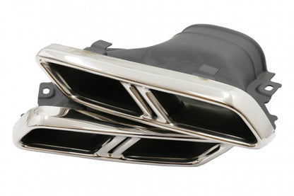 Front bumper with diffuser and exhaust pipe suitable for E W213 (from 20