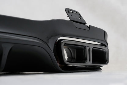 Front bumper with diffuser suitable for Mercedes E-Class W213 (from 2016 +) 