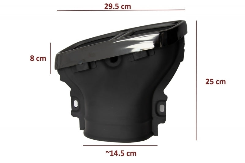 Front bumper with diffuser suitable for Mercedes E-Class W213 (from 2016 +) 