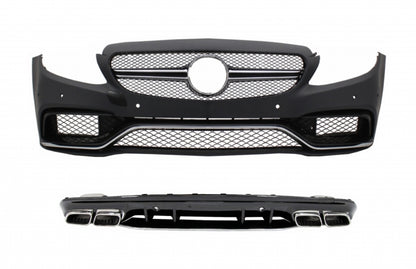 Paraurti Anteriore e Diffusore adatto per Mercedes Classe C W205 S205 2014-2020