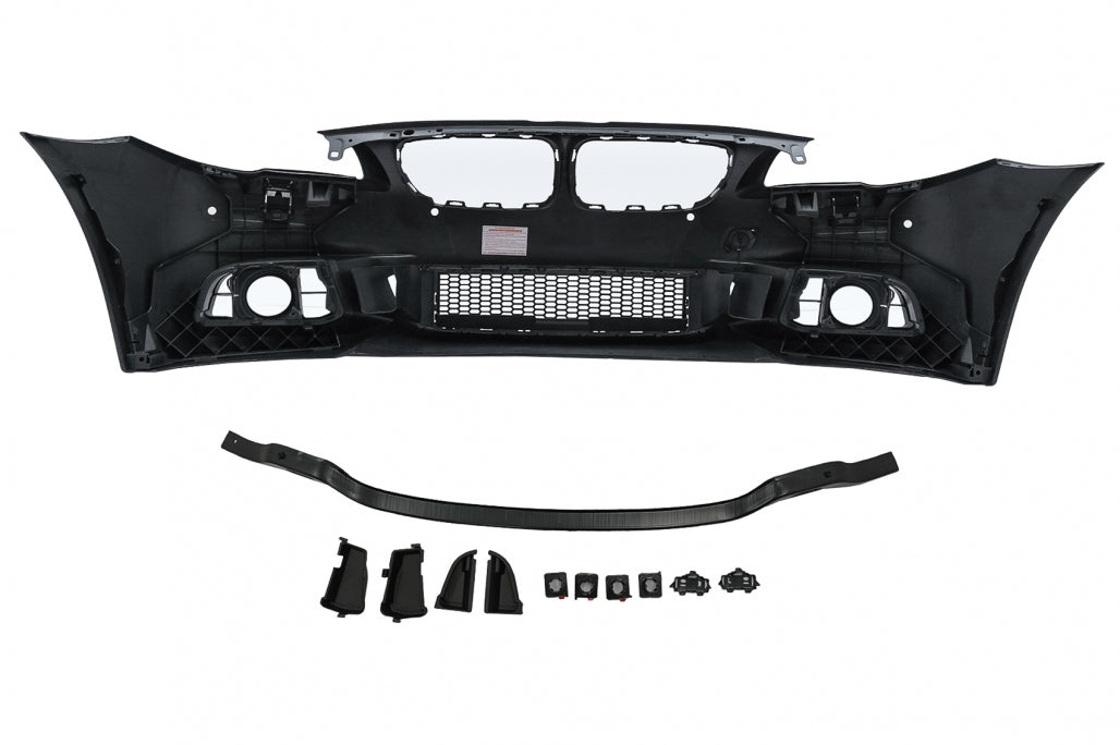 Paraurti anteriore con griglie adatte per BMW Serie 5 F10 F11 LCI (2015-2017)