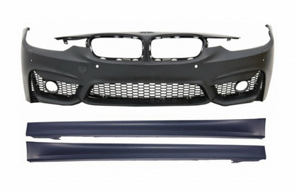 Front Bumper with Side Skirts Fit for BMW 3 Series F30 F31 2011-2018 