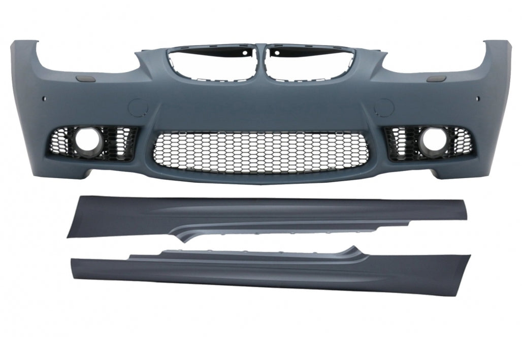 Paraurti anteriore con minigonne laterali adatto per BMW Serie 3 E92 Coupé E93