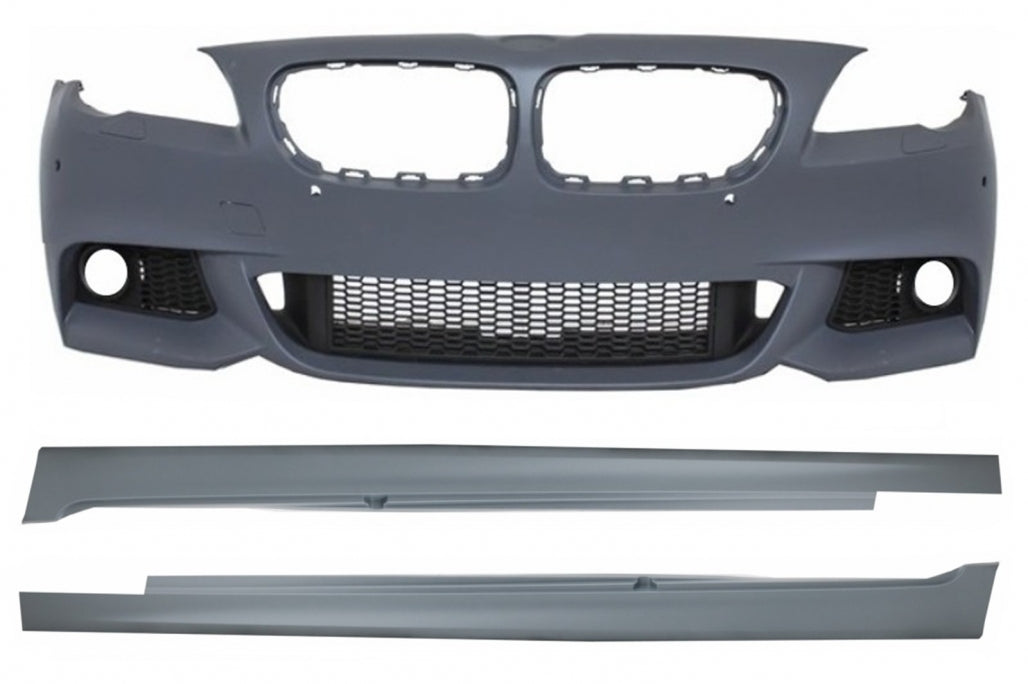Front Bumper and Side Skirts Fit for BMW F10 F11 5 Series 2011-2014 