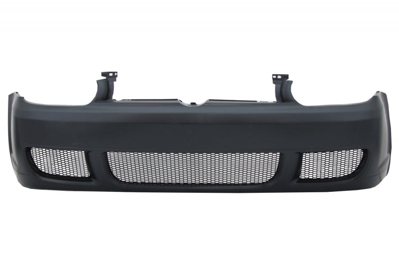 Front Bumper with Spoiler Lip and Central Grille suitable for VW Golf IV 4 