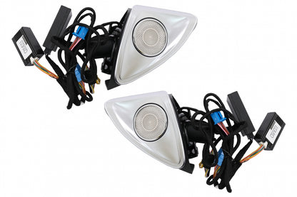 💕Tweeter rotativi LED per porte anteriori 64 colori  Mercedes Classe S W222💕