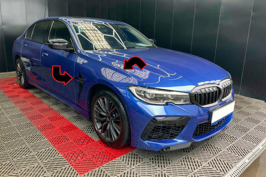 ⭐Front fenders fit for BMW 3 Series G20 Sedan G21 Touring 18 M8 Des⭐