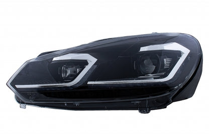 Griglia anteriore adatta per VW Golf VI (2008-2013)con fari a LED Luci di svolta